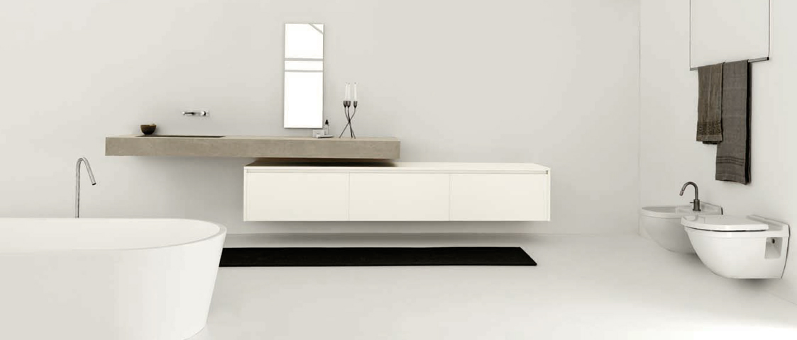 Bagno Twenty Kerlite by Modulnova  |  design Andrea Bassanello