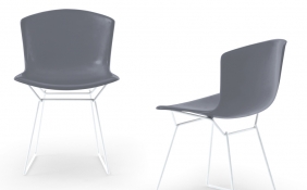 bertoia plastic side chair